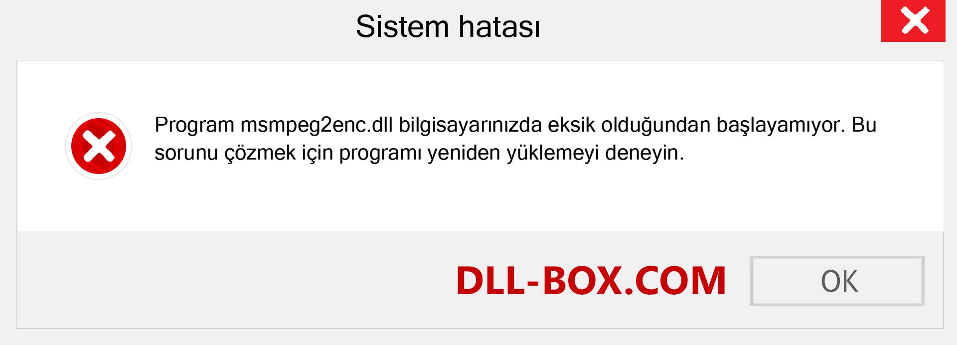 msmpeg2enc.dll dosyası eksik mi? Windows 7, 8, 10 için İndirin - Windows'ta msmpeg2enc dll Eksik Hatasını Düzeltin, fotoğraflar, resimler